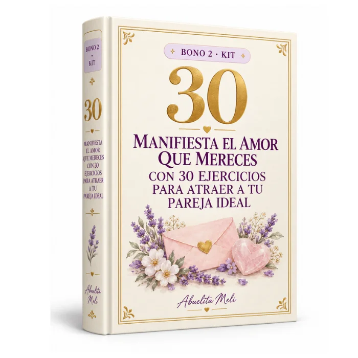 Kit Manifiesta el Amor que Mereces con 30 Ejercicios para Atraer a tu Pareja Ideal